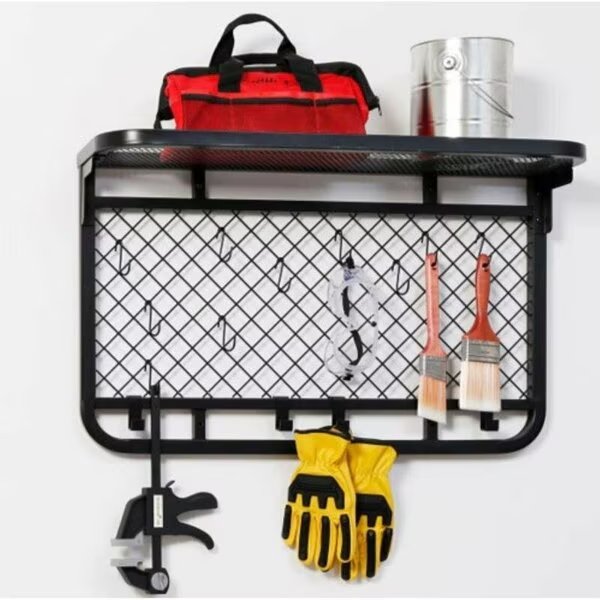 SHELF RACK SS MT BLACK 30in., Honey-Can-Do, Mfr#: SHF-09837