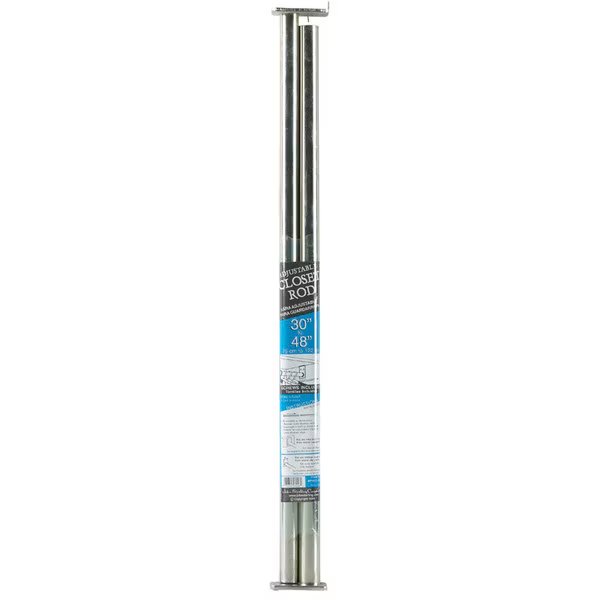 CLOSET ROD 30-48""PLTNM, John Sterling, Mfr#: RP0022-30/48