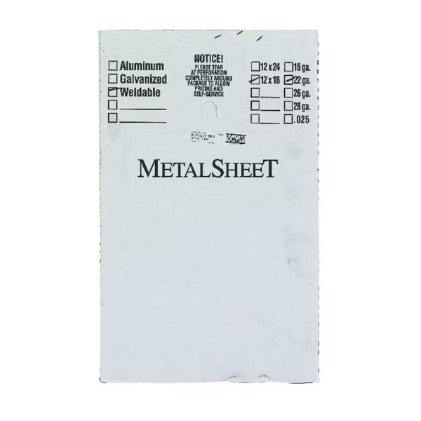12 in. Uncoated Steel Weldable Sheet, Steelworks, Mfr#: 11815