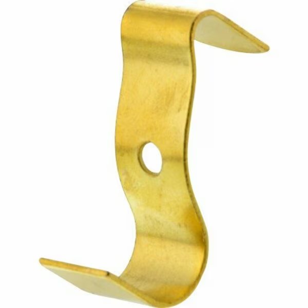 AnchorWire Brass-Plated Gold Wide Molding Hook 4 pk, 10PK, Hillman, Mfr#: 122246