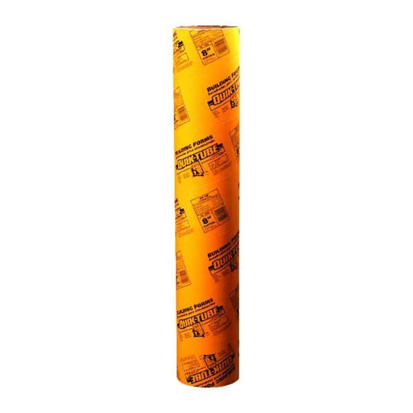 Quik-Tube Cardboard Concrete Building Form Tube 4 ft. L X 8 in. D, Quikrete, Mfr#: 6922-01