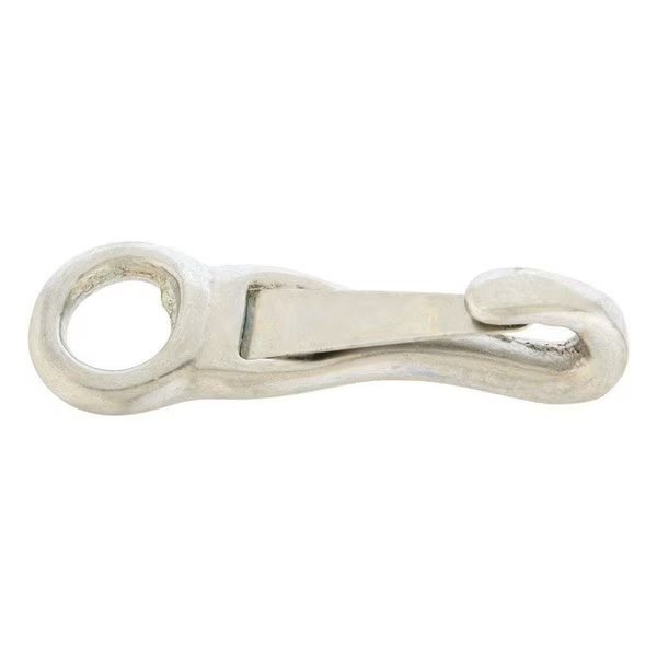 Campbell 3/8 in. D X 2 in. L Nickel-Plated Iron Spring Snap 30 lb, Campbell Chain & Fittings, Mfr#: T7602301