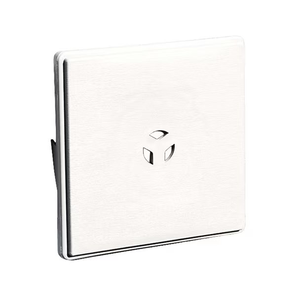 BLOCK MOUNT WHT 6.6X6.6"", Builders Edge, Mfr#: 130010008117