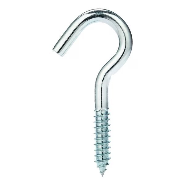 Small Zinc-Plated Silver Steel 4.25 in. L Clothesline Hook 300 lb, Hampton, Mfr#: 02-3490-161