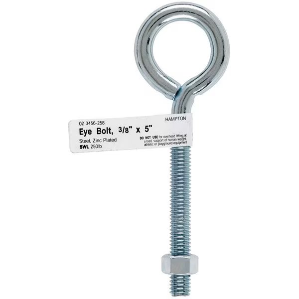 Eye Bolt Steel, Zinc Plated, Hampton, Mfr#: 02-3456-258