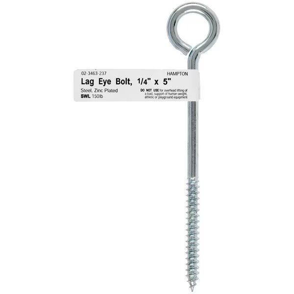 Eye Bolt Steel, Zinc Plated, Hampton, Mfr#: 02-3463-237