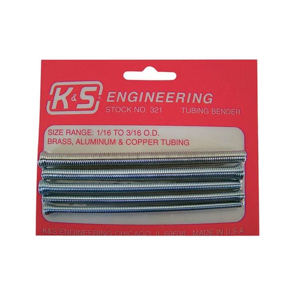 TUBING BENDR3/16""MAX 5PC, K&S Precision Metals, Mfr#: 321