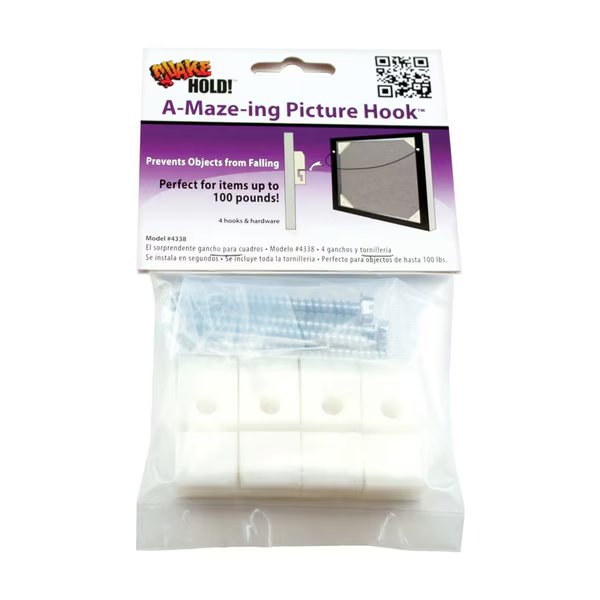 Hook Pctr A-Maze-Ing Bg4, Quakehold!, Mfr#: 4338