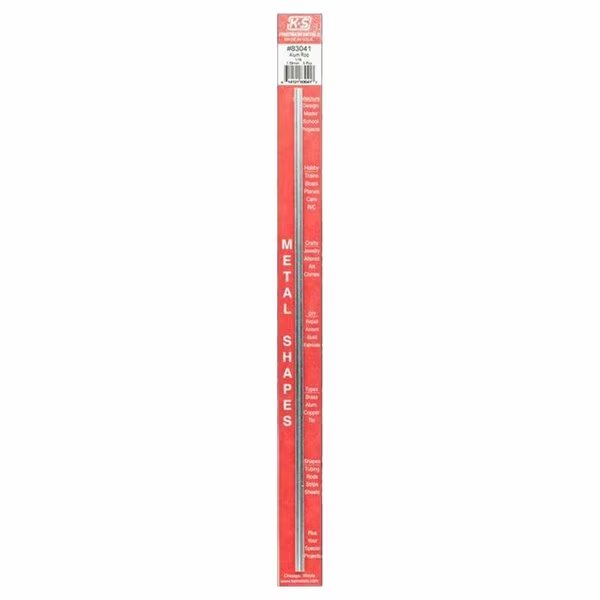 ROD RND 1/16X12in. ALUM, K&S Precision Metals, Mfr#: 83041