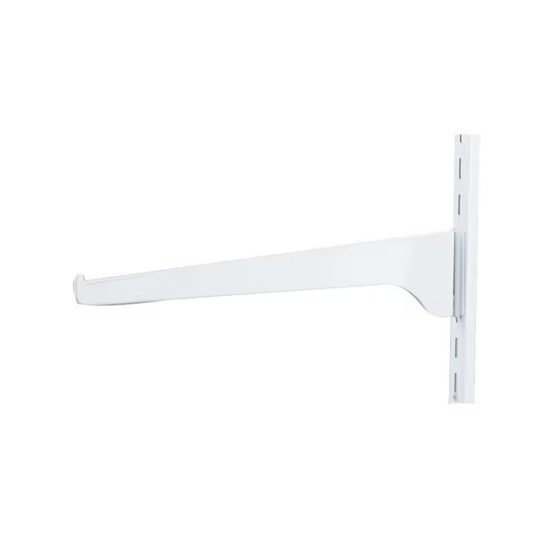SHELF BRACKET 12"" WHITE, Knape & Vogt, Mfr#: 180 WH 12