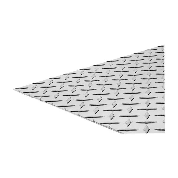 24 in. W X 48 in. L Bright Aluminum Diamond Tread Plate, Steelworks, Mfr#: 11256