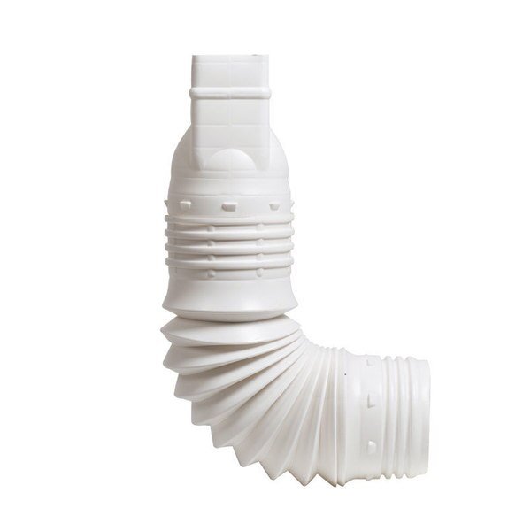 Dwnspout Adaptr 3X4 Wht, Flex-A-Spout, Mfr#: ADP53129