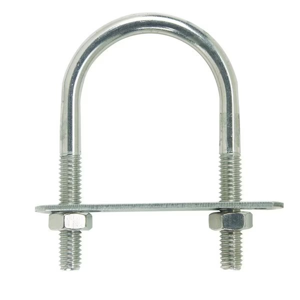 Round U-Bolt, 5/16", 1-3/8 in Wd, 3-7/8 in Ht, Zinc Plated Stainless Steel, Hampton, Mfr#: 02-3450-211