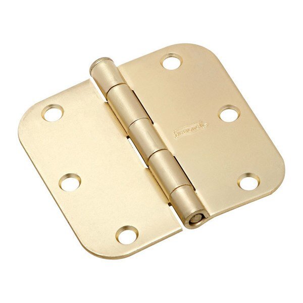 HINGE STN BRS RC3PK 3.5"", National Hardware, Mfr#: N830-334