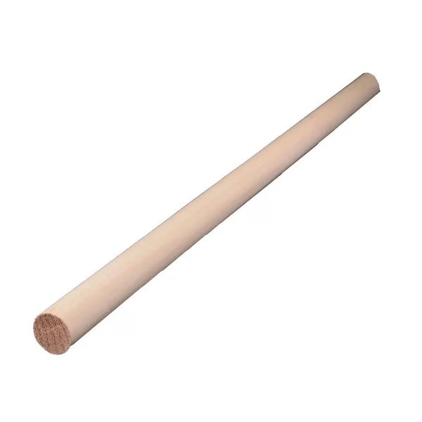 Round Ramin Hardwood Dowel 7/8 in. D X 36 in. L 6 pk Brown, 6PK, Alexandria Moulding, Mfr#: 02578-R0036C1