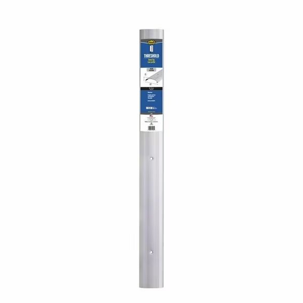 M-D 0.625 in. H X 3.5 in. W X 36 in. L Bronze Aluminum Low Dome Top Threshold Silver, Tower Sealants, Mfr#: 11205