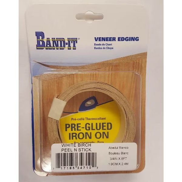 EDGING WHT BIR 3/4""X8', Band-It, Mfr#: 34710