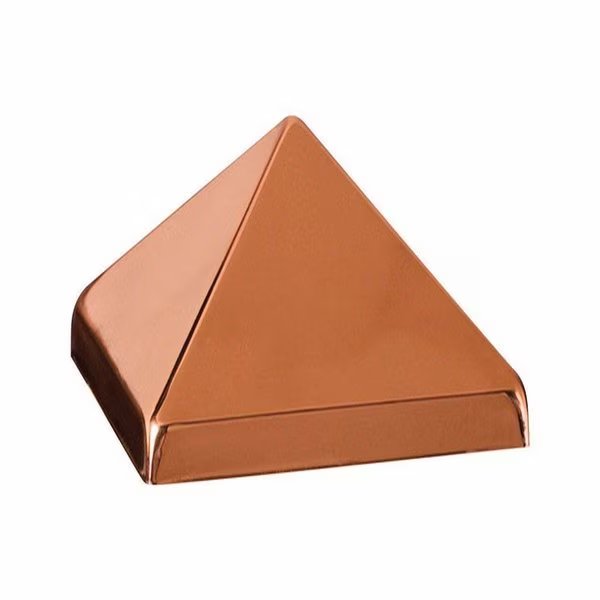 2 in. H X 4 in. W Copper Plastic Post Cap, Deckorators, Mfr#: 72887