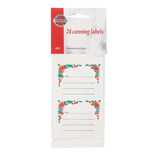 CANNING JAR LABEL 24PK, Norpro, Mfr#: 602