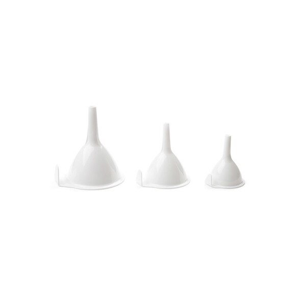 Funnel 3Pc White Poly, Fox Run, Mfr#: 5299