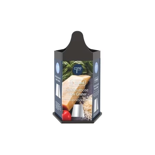 Grater Plypln/Ss Black, Core Kitchen, Mfr#: AC29827
