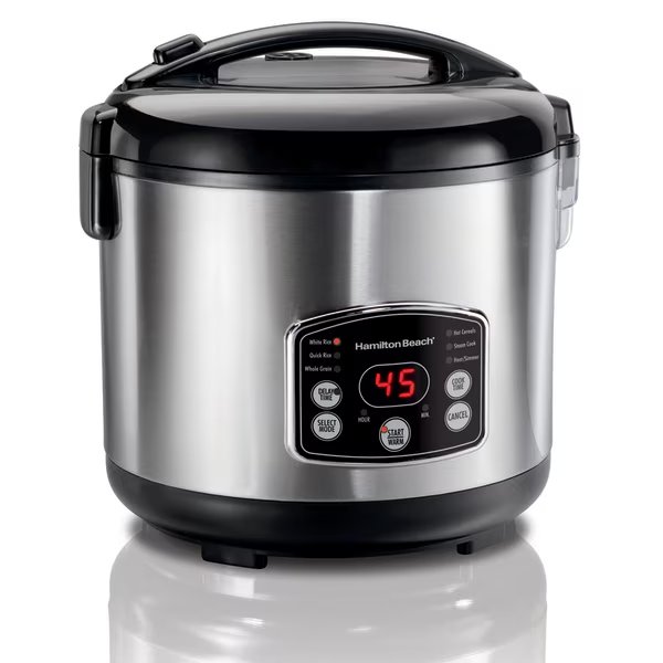 Rice Cooker Silver 14Cup, Hamilton Beach, Mfr#: 37548