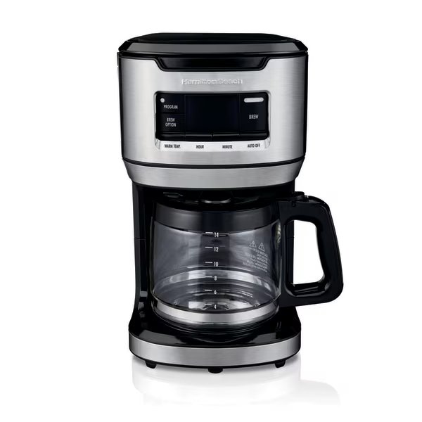 Coffee Mkr Blk/Slv 14Cup, Hamilton Beach, Mfr#: 46390