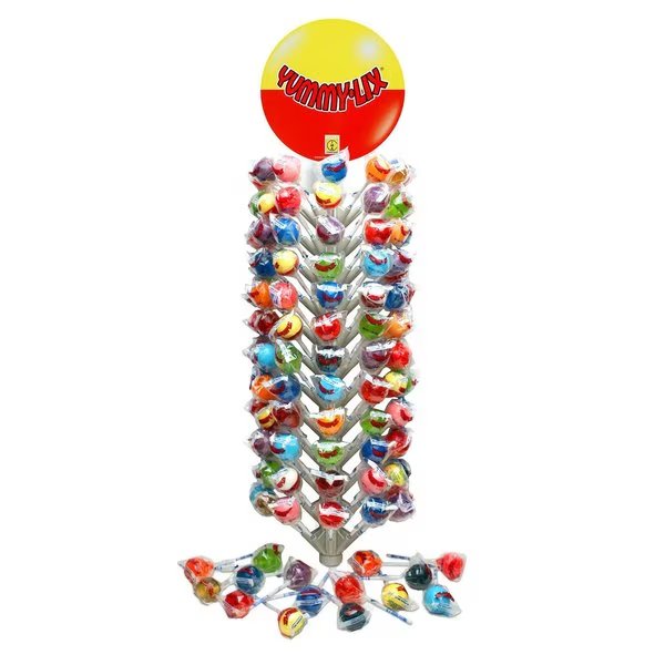 Assortment Lollipop Display, Yummy Lix, Mfr#: 2236206