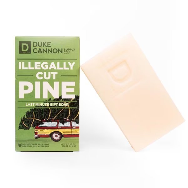 Illegally Cut Pine Scent Soap Bar 10 oz, Duke Cannon, Mfr#: 01HLDYILLGLPNE