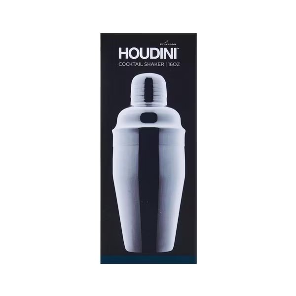 16 oz Silver Stainless Steel Cocktail Shaker, Houdini, Mfr#: H4-013704T