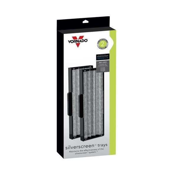 0.9 in. H X 4.4 in. W Rectangular Silverscreen Tray, Vornado, Mfr#: MD1-0024