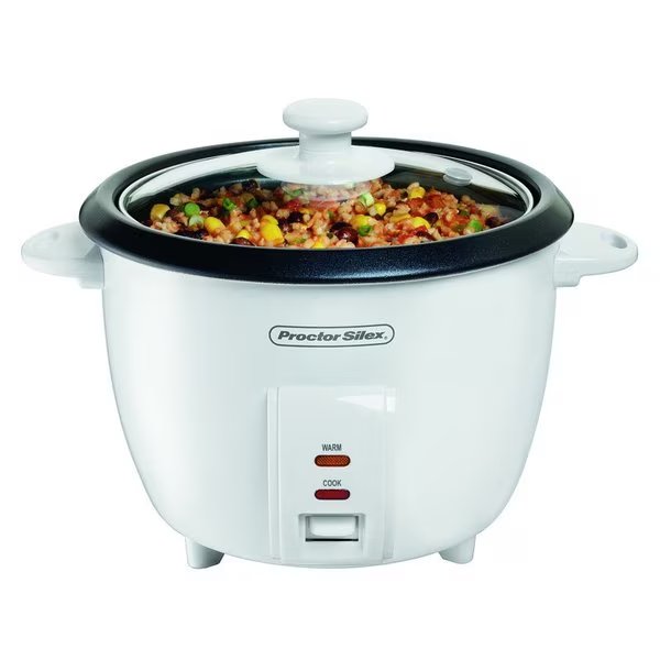RICE COOKER WHITE 10CUP, Proctor-Silex, Mfr#: 37533NR