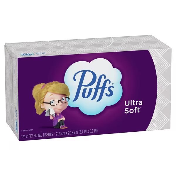 Ultra Soft 124 ct Facial Tissue, Puffs, Mfr#: 35669