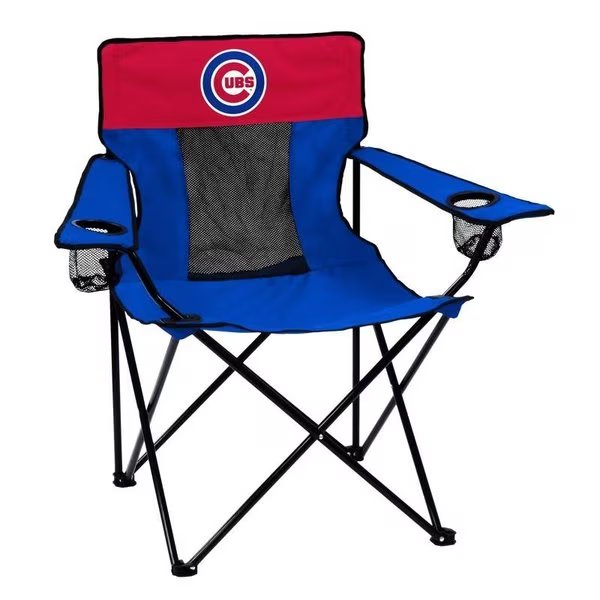 Elite Blue Chicago Cubs Director's Folding Chair, Logo Chair, Mfr#: 506-12E
