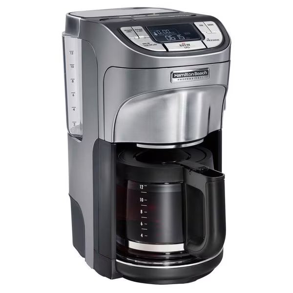 12 cups Black/Silver Coffee Maker, Hamilton Beach, Mfr#: 49500