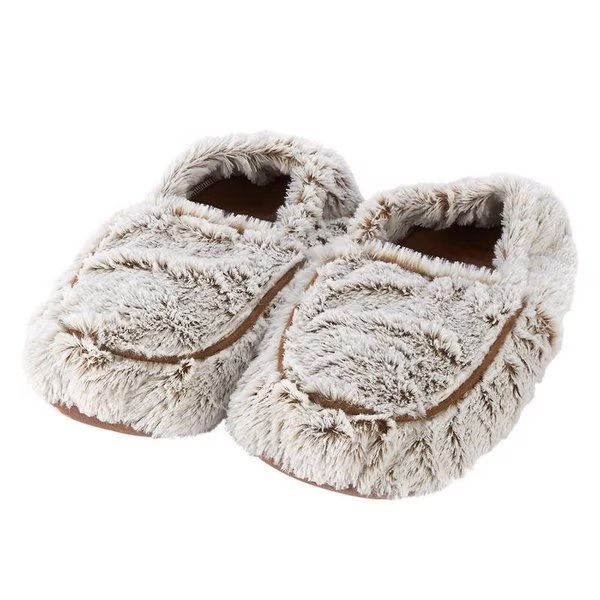 Marshmallow Slippers Brown/Gray, Warmies, Mfr#: FW-SLI-MB