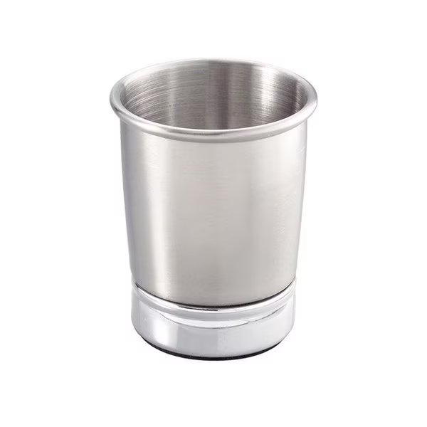 York Silver Metal Tumbler, Interdesign, Mfr#: 76150