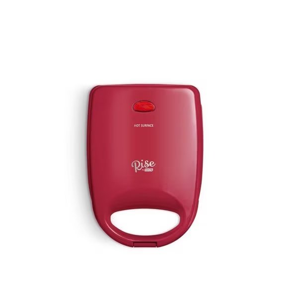 1 waffle Red Plastic Waffle Bowl Maker, Rise By Dash, Mfr#: RWBM001GBRR08