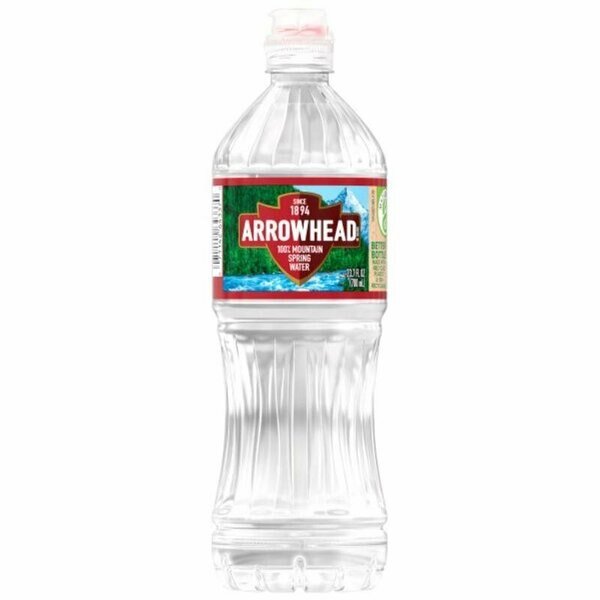 Spring Water 700 ml 1 pk, 24PK, Arrowhead Brass, Mfr#: 71142-71003