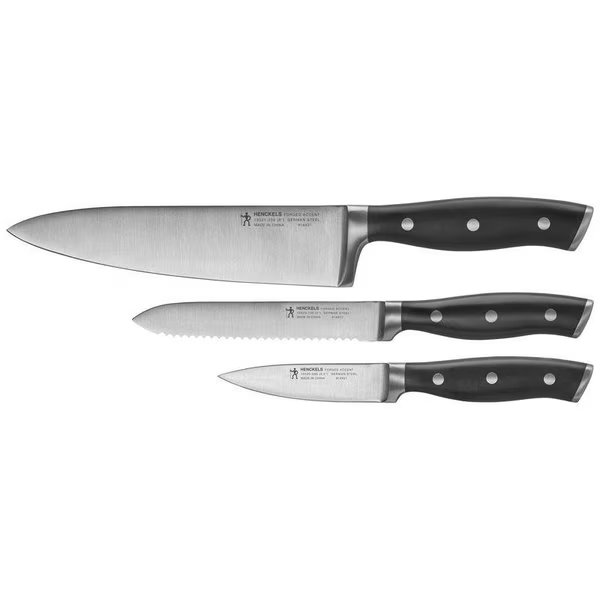 Stainless Steel Chef's Knife Set 3 pc, Henckels, Mfr#: 19540-003