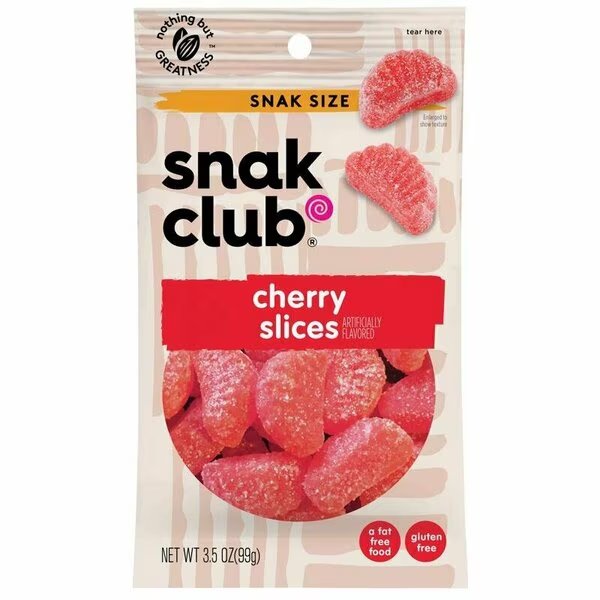 GUMMI CANDY CHERRY 3.5OZ, Snak Club, Mfr#: 1785554