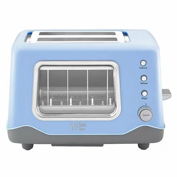 TOASTER BLUE 2SLICE, Rise By Dash, Mfr#: RCVT200GBSK02