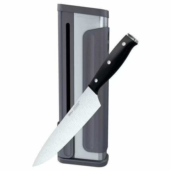 KNIFE/SHARPNR SET SS BLACK, Ninja, Mfr#: K12502