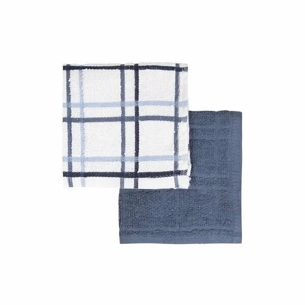DISH CLOTH BLU/WHITE 2PK, Ritz, Mfr#: 27224