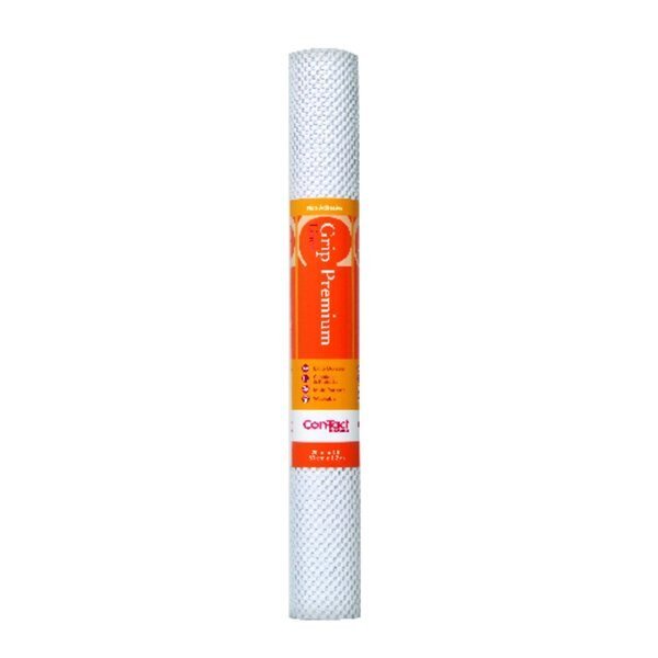 Con-Tact Grip Premium 4 ft. L X 20 in. W White Non-Adhesive Shelf Liner, Con-Tact Brand, Mfr#: 04F-C6O52-06