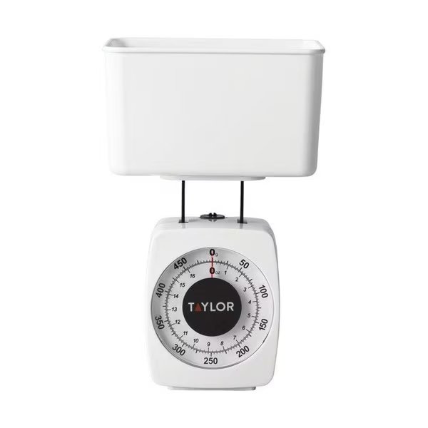 Taylor White Analog Food Scale 1 lb, Houdini, Mfr#: 37204014T