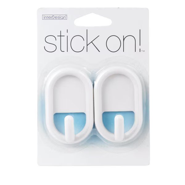 HOOK 2-1/2""H SLF ADH CD2, Interdesign, Mfr#: 14201