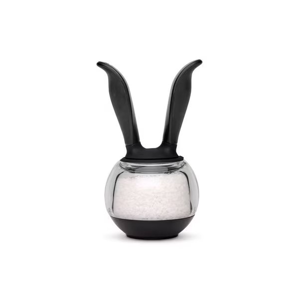 Chef'n 3 in. W Black/Clear Plastic Salt Ball Grinder, Chef N, Mfr#: 101-237-001