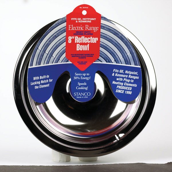 Large Stove Bowl Chrome, Stanco, Mfr#: 5076-8