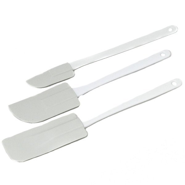 4-3/4 in. W X 10 in. L White Polypropylene Spatula Set, Chef Craft, Mfr#: 20488